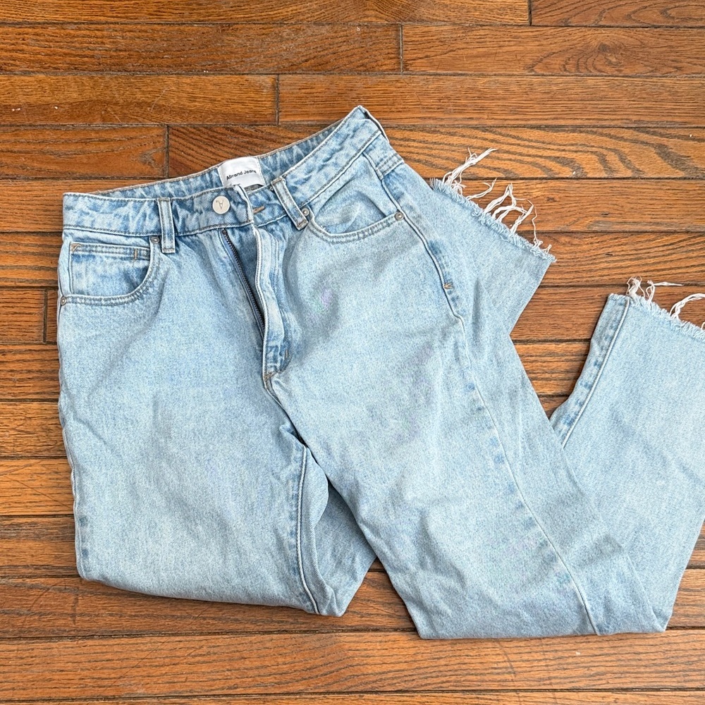 Abrand Light Blue Distressed Jeans